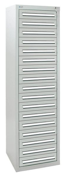 stumpf ladekast serie T-100 / 35-5, RAL 7035/7035, 17 laden (17 x 100 mm), 8155107