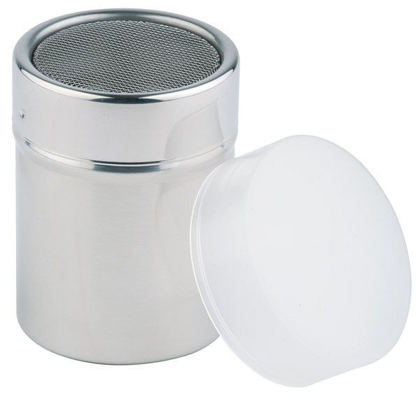 APS netstrooier, Ø 5,5 cm, hoogte: 7,5 cm, opvangbak van RVS, stofkap van PP, 0,16 liter, 00776