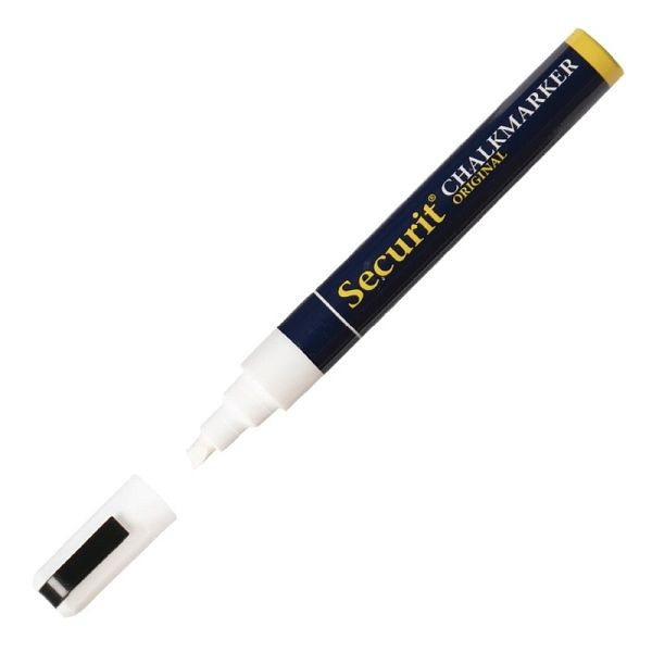 Securit krijtstift 6mm wit, P520