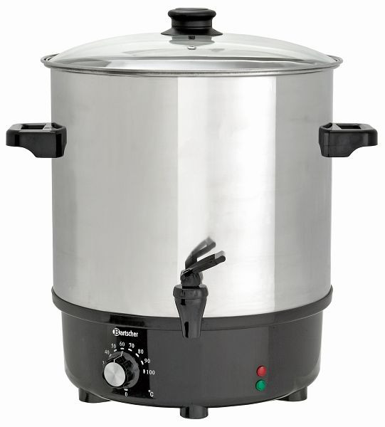 Bartscher glühweinkan, inmaakpot 25 l, chroomnikkelstaal, A200052