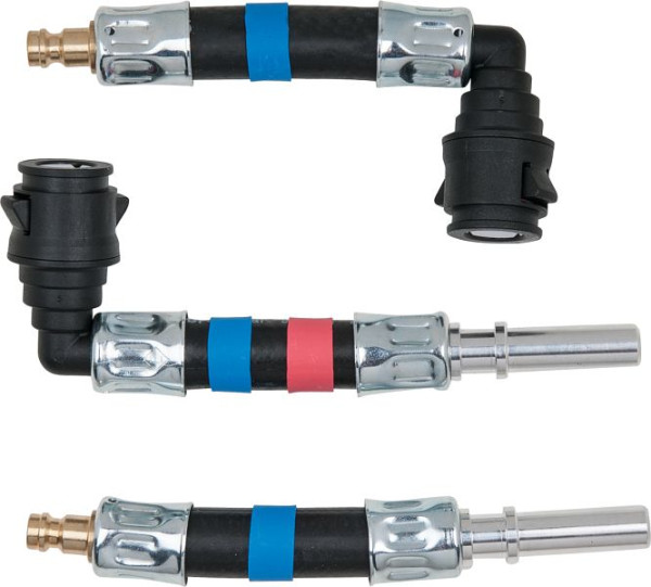 KS Tools adapterset 3 stuks SAE 10 x 30 mm (blauw), 150.1868