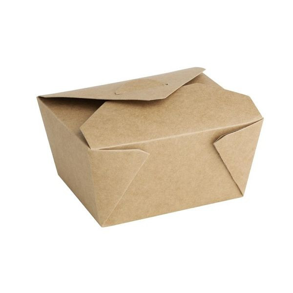 Fiesta composteerbare voedseldoos om mee te nemen - 600 ml (400 stuks), FB673