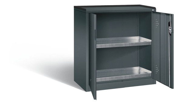 C+P klimaatkast Acurado, H1000xW930xD500mm, kleur: antracietgrijs, verzonken handgreep, 8821-315 S10189