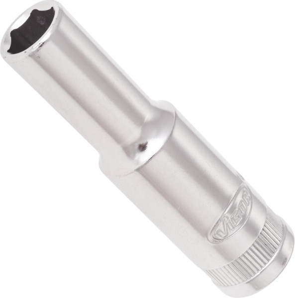 VIGOR dopsleutelinzet, lang, hol vierkant 10 mm (3/8 inch), buitenzeskantprofiel, 9 mm, V2017N