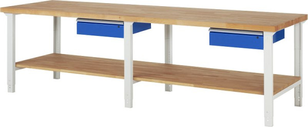 RAU werkbank serie 7000 - model 7001A7, B3000 x D900 x H790-1140 mm, 03-7001A7-309B4H.11