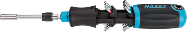 Hazet bit ratel schroevendraaier zeskant hol 6,3 (1/4") 250 mm aantal gereedschappen: 13 810R-4