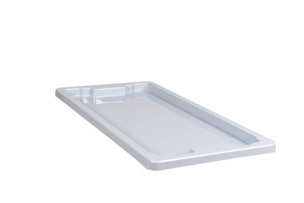 Plastipol-Scheu K 400/80 D deksel GRIJS, PS 800 mm x 400 mm, 13480D16