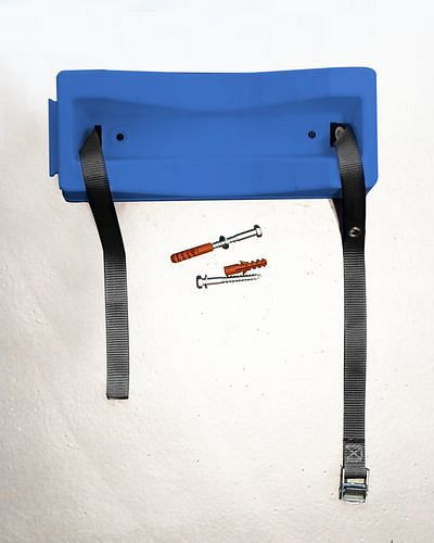 DENIOS gasfles-wandhouder WH 1-P universeel van PE, voor 1 fles (max. Ø 320 mm), 240-854