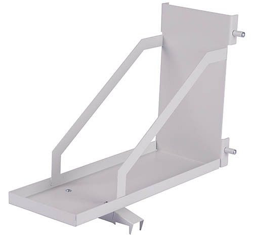 Bedrunka + Hirth PC-Halter Een rechtse uitvoering, voor bevestiging aan de zijkant, afmetingen in mm (BxD): 250 x 550, 07.89.07