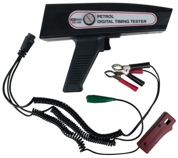 KS Tools Digitaal ontstekingstijdstippistool (flitser) met LED-display, 550.1500