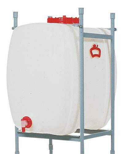 DENIOS Raumspartank aus Polyethylen (PE), mit Auslaufhahn, 60 Liter Volumen, 189262