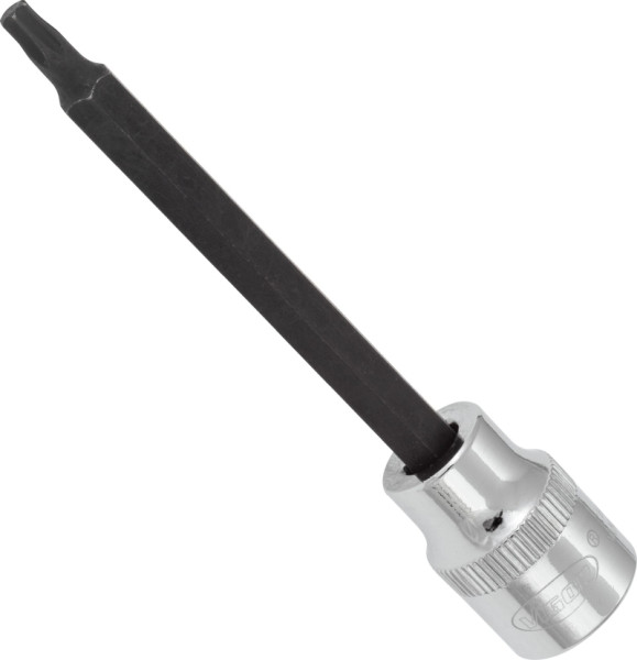 VIGOR TORX® schroevendraaierbit, hol vierkant 10 mm (3/8 inch), binnen TORX® profiel, T20, lengte: 93 mm, voor handbediening, V6084