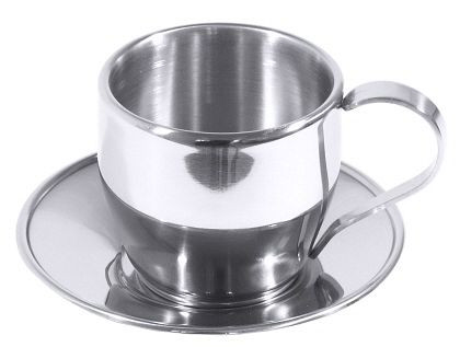 Cappuccinokop Contacto 0,18 l met schotel, 5140/002