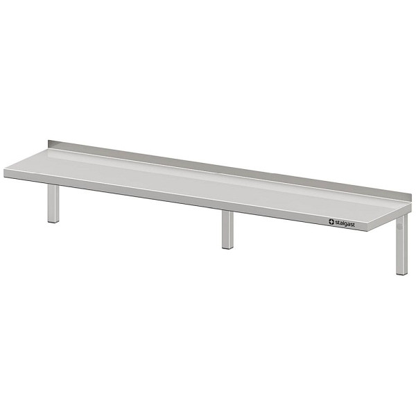 Stalgast wandplank met hoeksteunen 1700x300x400 mm in hoogte verstelbaar, gelast, VWB17304