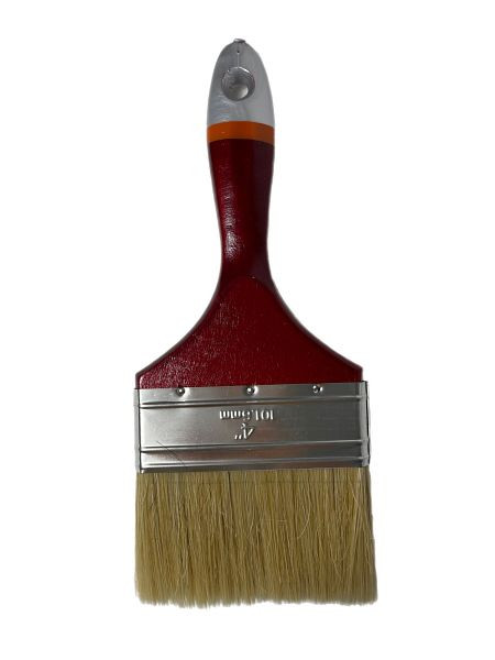 VaGo-Tools platte kwast verfkwast glazuur acrylaat glazuurkwast universeel 100mm, VE: 24 stuks, 192-040-24_vx