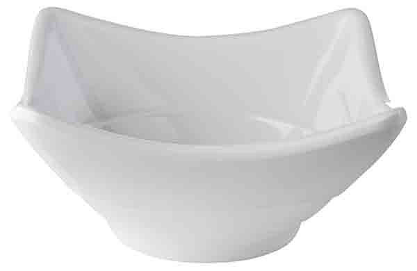 APS kom -MINI-, 8 x 8 cm, hoogte: 4 cm, melamine, wit, 0,1 liter, verpakking van 24, 84458