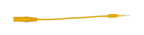 KS Tools 4,0 mm ingangsbus naar 0,8 mm testadapterstekker plat (geel), 150.0973