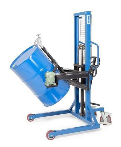 DENIOS tonlichter FW-D van staal, gelakt, voor 200 liter stalen vaten, 227-163