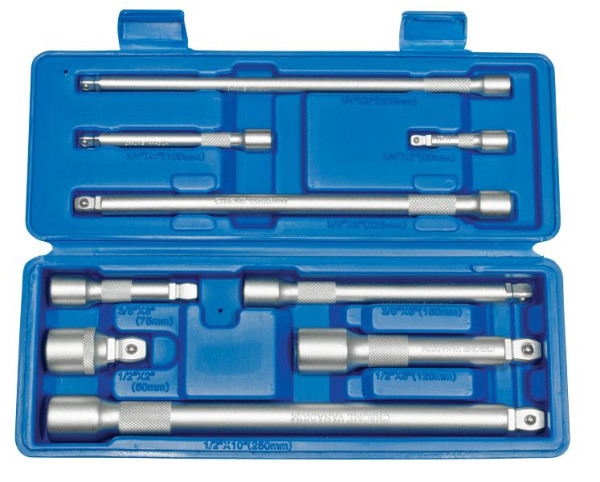 SW-Stahl kantelverlengingsset, 1/4"+3/8"+1/2", 9-delig, 05985L