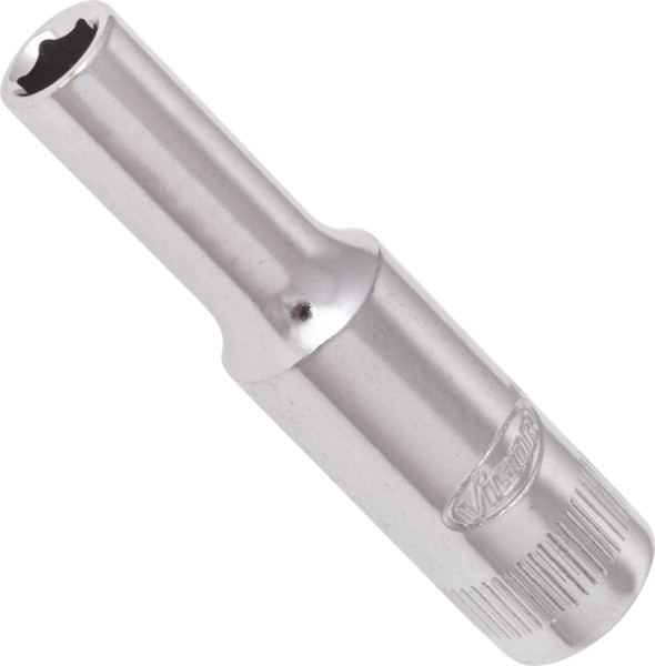 VIGOR dopsleutelinzet, lang, hol vierkant 6,3 mm (1/4 inch), buitenzeskantprofiel, 5 mm, V2534N