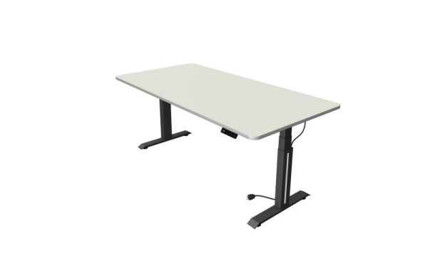 Kerkmann Move Professionele zit-/statafel, B 2000 x D 1000 mm, elektrisch in hoogte verstelbaar van 640-1290 mm, wit, 10070910