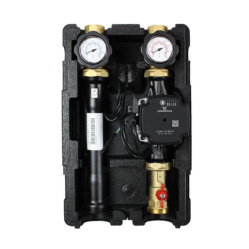 Environ ProfiMix verwarmingscircuitpompgroep direct, met Grundfos UPM3 Hybride 25/7 hoog rendement pomp, ENT003UPM3