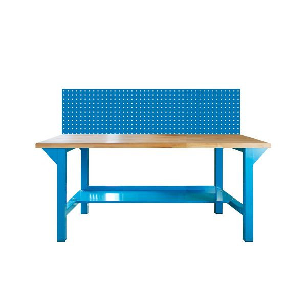 ADB werkbank met geperforeerde wand 2000 RAL 5012, 42555