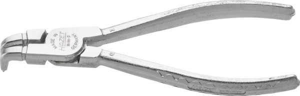 Hazet borgveertang, standaard: DIN 5256 vorm D, oppervlak: verchroomd, punt staalgrijs, lengte: 139 mm, 1846B-0