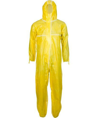 ASATEX basis overall voor chemische bescherming, CE/PSA categorie III, type 4, 5, 6, maat. XL, geel, 129-887