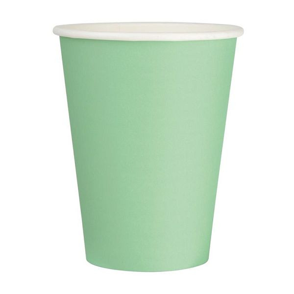 Fiesta enkelwandige beker voor warme dranken turquoise 340ml, VE: 1000 stuks, GP404