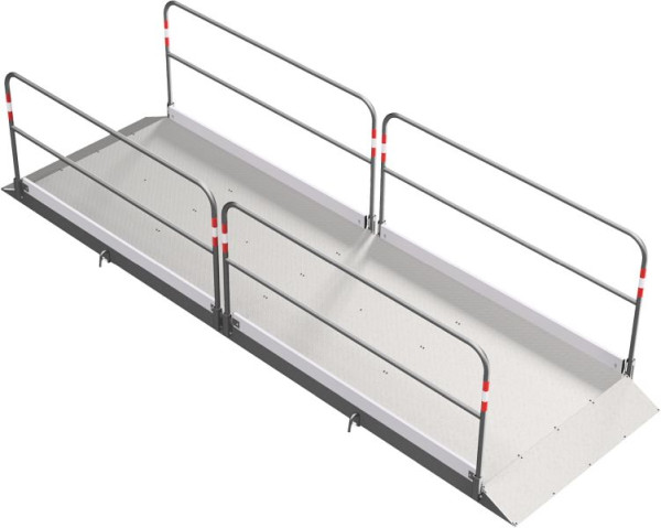 Schake sleufbrug van staal/aluminium, 2027413