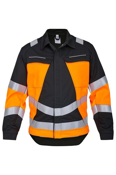 ROFA jas 2353, maat 24, kleur 373-antraciet-lichtgevend oranje, 6652353-373-24