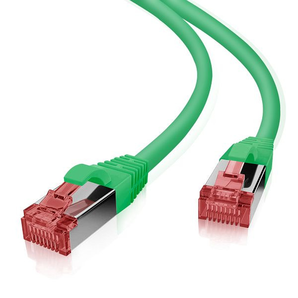 Helos patchkabel S/FTP Cat 6 groen 30,0m, 118029
