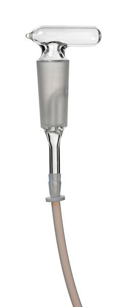 Rettberg inlaatkraan voor rotatieverdampers, borosilicaatglas 3.3, met PTFE-slang, 137004500