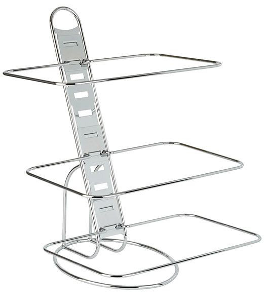 APS buffetladder -BIG GN-, 52 x 59 cm, hoogte: 66 cm, metaal, verchroomd, 11529