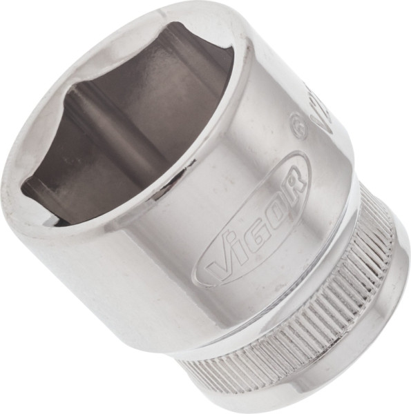VIGOR dopsleutelinzet, hol vierkant 10 mm (3/8 inch), buitenzeskantprofiel, 20 mm, V2264N