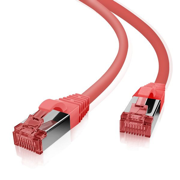 Helos patchkabel S/FTP Cat 6 rood 5,0m, 118000