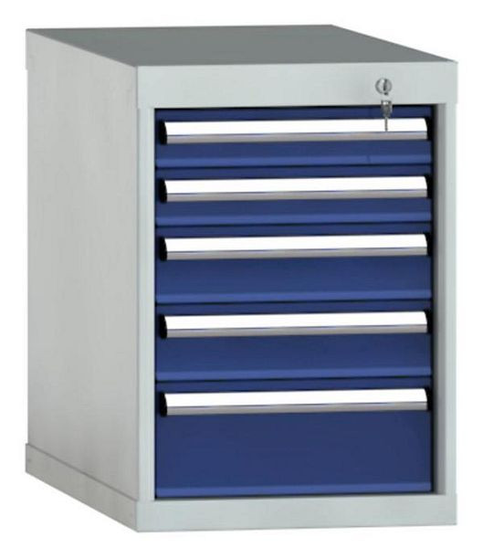 KLW ladekast 600 x 419 x 750 mm H x B x D, inbouwmaten: 500 mm, indeling: 18x36 stuks, SDB0600-05EP-001