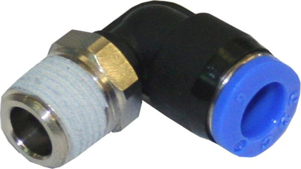 timmer B-WEdkM-4-1/8-KU, mini haakse inschroefverbinding, drukloos verstelbaar, PTFE-gecoate schroefdraad - conisch, VE: 10 stuks, 03180606