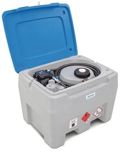 DENIOS Mobiel Diesel tankstation PolyMove PM 250 gemaakt van PE, pomp, 250 liter volume