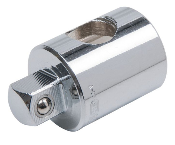 KS Tools 1/2" CHROMEplus schuif-/vergrotingsadapter, 3/8"F x1/2"M, 918.1261