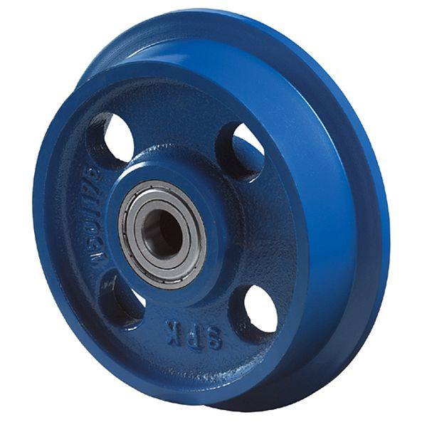 BS Rolls Zwaarlastwiel, wiel-Ø 200/230 mm, draagvermogen 1500 kg, gegoten loopvlak, gegoten wiellichaam, kogellagers, RR110.C65.200