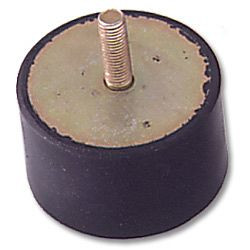 ELMAG rubberen buffer, Ø 70 x hoogte: 50 mm, AG M 10, 11979