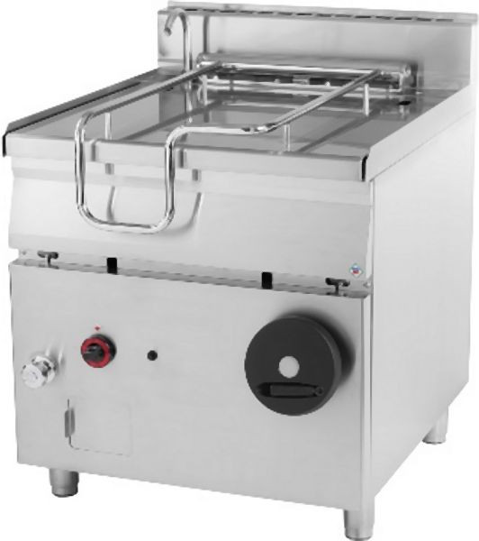 RM Thermik Series 900, gas kantelbare koekenpan, 80 L, RVS, handmatige kantelinrichting, BR-90/80G/N