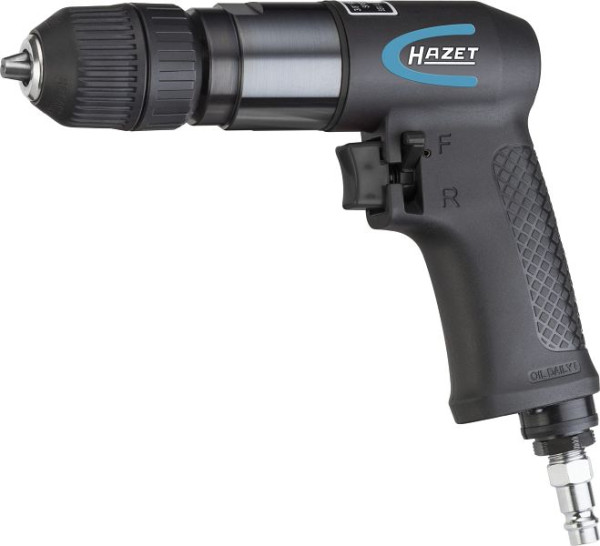 Hazet-boormachine, luchtafvoerkanaal naar beneden door de handgreep, gereedschapsloze snelspanboorkop, robuuste machinebehuizing, 9030N-1