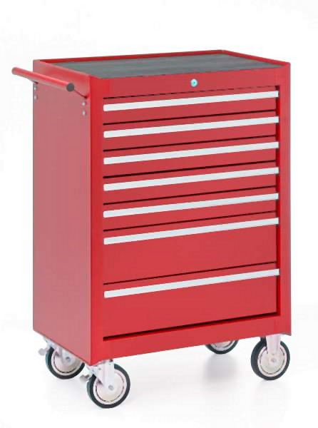 Metra Werkstattwagen, 7 Schubladen, rot, 10222, 4250417702226