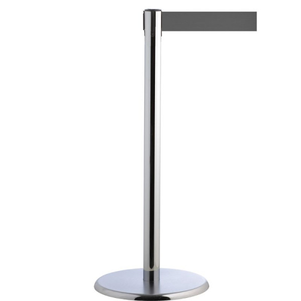 Stein HGS HGS personengeleidingssysteem -P-Line Future-, metaal/verchroomd, grijs, met riemeindstuk (standaard), riemlengte: 4 m, 15700-0802