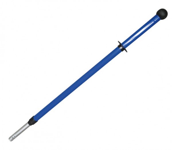 De Witte aluminium telescoopsteel 2 x 0,80 m met kogel, 481.100.800