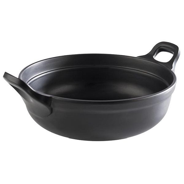 APS kom -PADELLA-, Ø 21 cm, hoogte: 9 cm, melamine, zwart, met antislipvoetjes, 1,5 liter, 85150