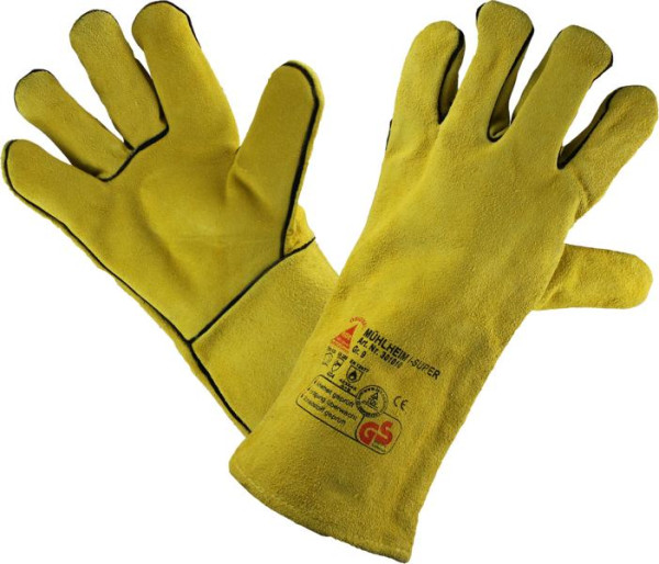 Hase Safety MÜHLHEIM-I-SUPER, Sicherheitshandschuhe für Schweisser, Größe: 10, VE: 6 Paar, 301010-10